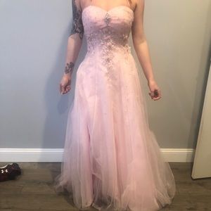 Pink gown
